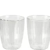 CASA Vasos Para Té|Pausa Vaso De Doble Pared Juego De 2 Transparente