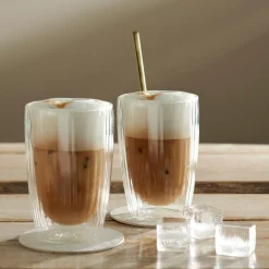 CASA Vasos Para Té|Pausa Vaso De Doble Pared Juego De 2 Transparente