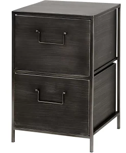 CASA Cajoneras|Pharma Cajonera 2 Cajones Negro