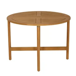 CASA Mesas De Jardín|Portland Mesa Plegable Natural