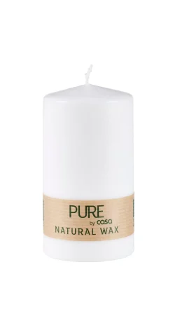 CASA Velas|Pure Vela Cilindrica Blanco