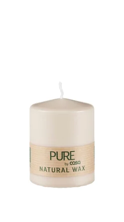 CASA Velas|Pure Vela Cilindrica Marron Claro