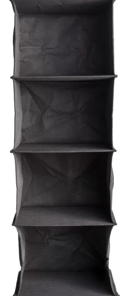 CASA Estantes|Rango Sistema Almacenaje 4Compartimentos Gris Oscuro