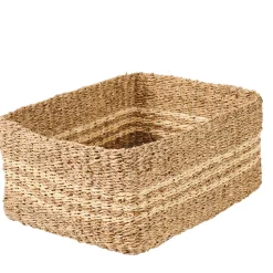CASA Cestas De Cajonera|Rayas Cesta De Cajonera L Natural