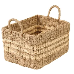 CASA Cestas De Almacenaje|Rayas Cesta M Natural