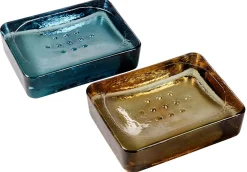 CASA Accesorios De Tocador|Recycle Jabonera Azul