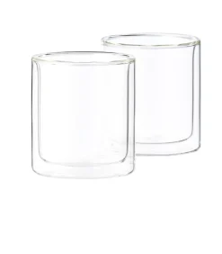 CASA Vasos Para Té|Relax Vaso De Doble Pared Juego De 2 Transparente