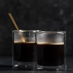 CASA Vasos Para Té|Relax Vaso De Doble Pared Juego De 2 Transparente