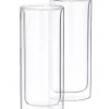 CASA Vasos Para Té|Relax Vasos De Doble Pared Juego De 2 Transparente