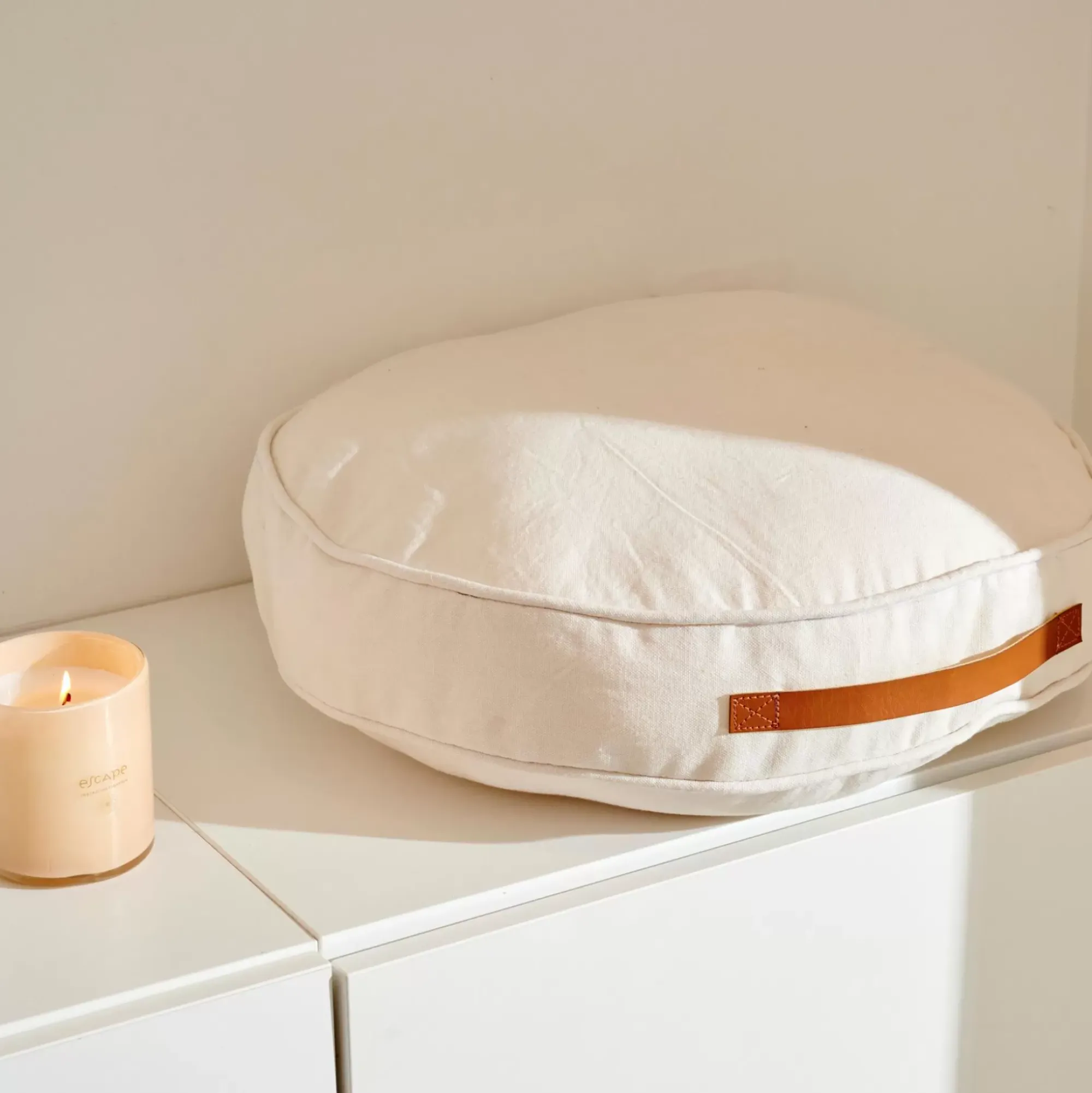 CASA Pufs|Rondi Cojin Colchon Blanco