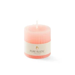 CASA Velas|Rustic Vela Estriada Naranja