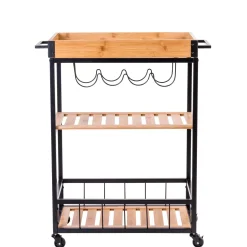 CASA Carritos|Selmo Carrito De Cocina Natural