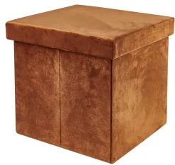 CASA Pufs De Almacenaje|Stor Puf Plegable Funcion Almac. Caramel