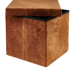 CASA Pufs De Almacenaje|Stor Puf Plegable Funcion Almac. Caramel