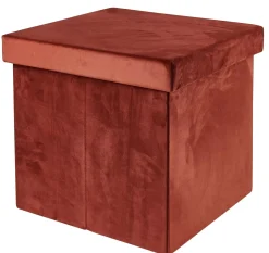 CASA Pufs De Almacenaje|Stor Puf Plegable Funcion Almac. Burdeos