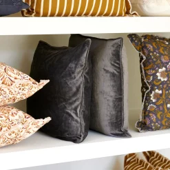 CASA Fundas De Cojín|Suave Funda Para Cojin Gris Oscuro