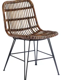 CASA Sillas De Comedor|Sumatra Silla De Comedor Negro, Marron