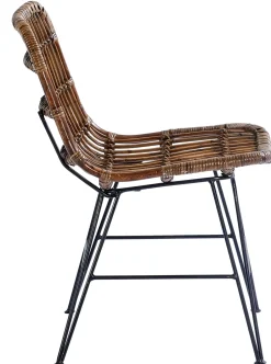 CASA Sillas De Comedor|Sumatra Silla De Comedor Negro, Marron