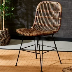 CASA Sillas De Comedor|Sumatra Silla De Comedor Negro, Marron