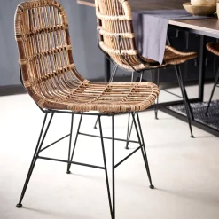 CASA Sillas De Comedor|Sumatra Silla De Comedor Negro, Marron