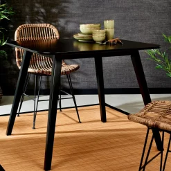 CASA Sillas De Comedor|Sumatra Silla De Comedor Negro, Marron