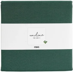 CASA Manteles|Uniline Mantel Verde Oscuro