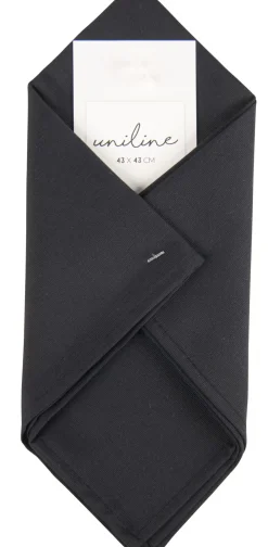 CASA Servilletas|Uniline Servilleta Negro