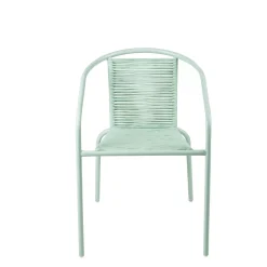 CASA Sillas De Jardín|Verona Silla Apilable Aguamarina