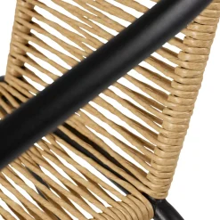 CASA Sillas De Jardín|Verona Silla Apilable Natural