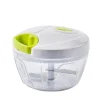 CASA Cuchillas Picadores|Vida Verde Mini Cortador Blanco, Verde, Transparente