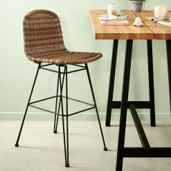 CASA Sillas De Jardín|Vienna Silla De Bar Natural