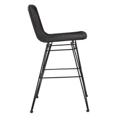 CASA Sillas De Jardín|Vienna Silla De Bar Negro