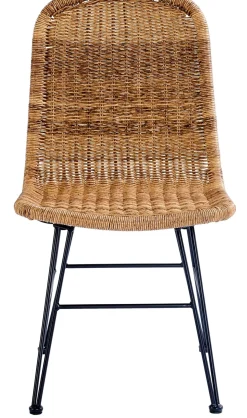 CASA Sillas De Jardín|Vienna Silla De Comedor Negro, Natural