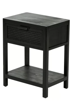 CASA Cajoneras|Webster Mesilla De Noche Negro