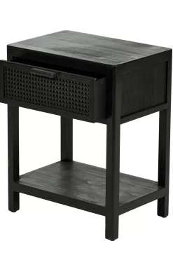 CASA Cajoneras|Webster Mesilla De Noche Negro