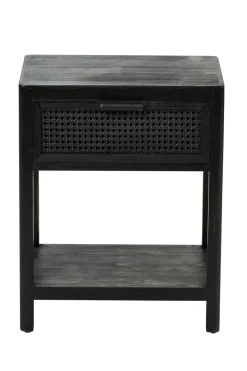 CASA Cajoneras|Webster Mesilla De Noche Negro